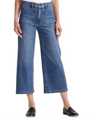 Point Sur Wide Leg Crop Denim Jeans